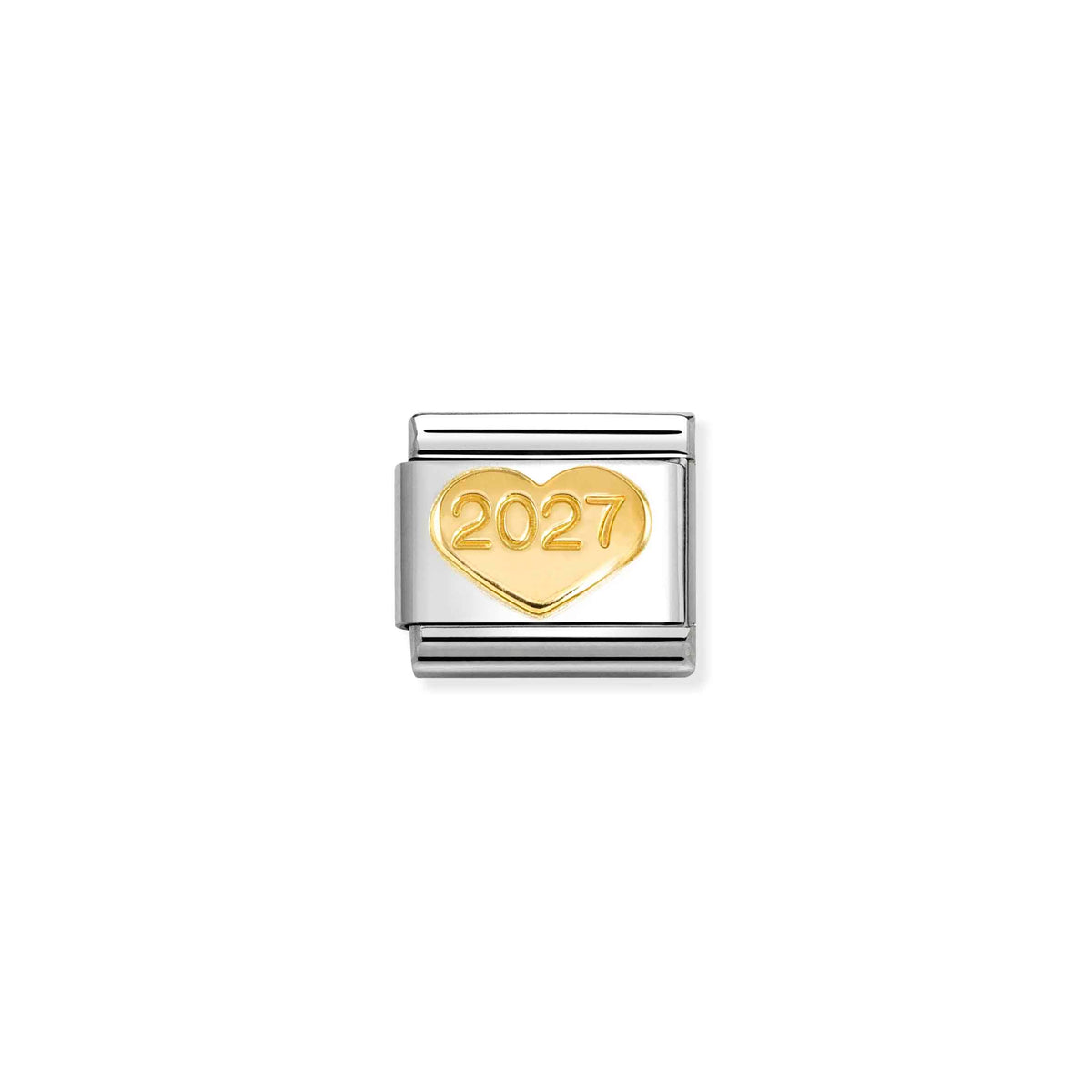 Composable Classic SYMBOLS steel and 18k gold 2027 Heart