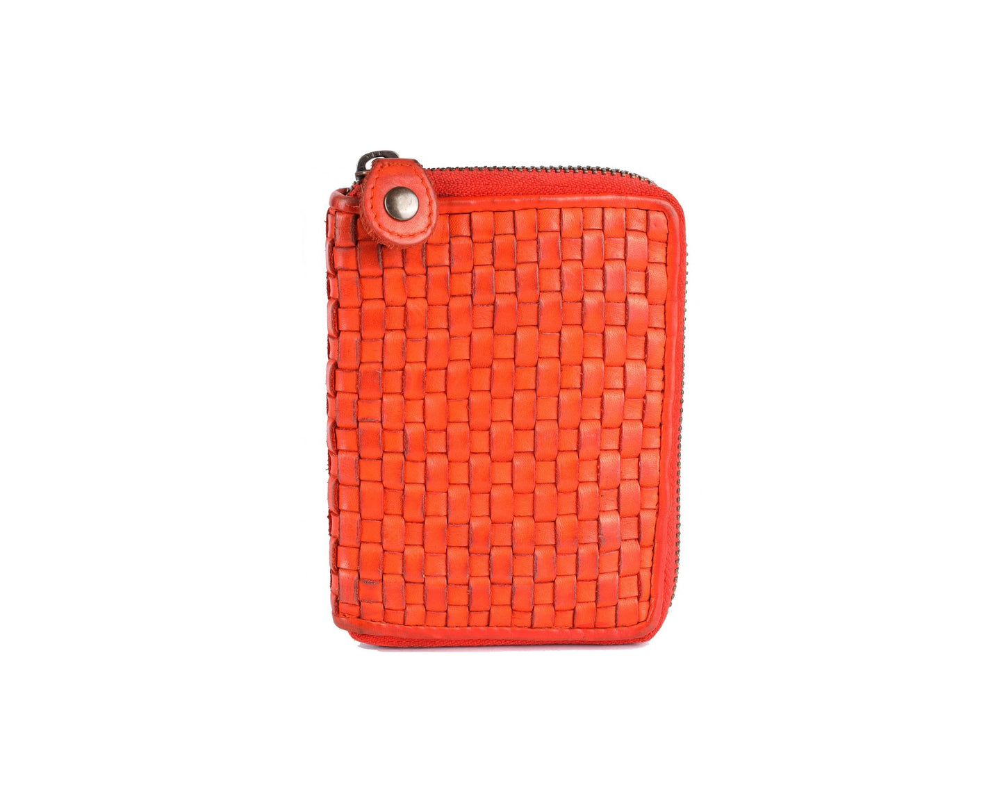 Leather Purse - Orange