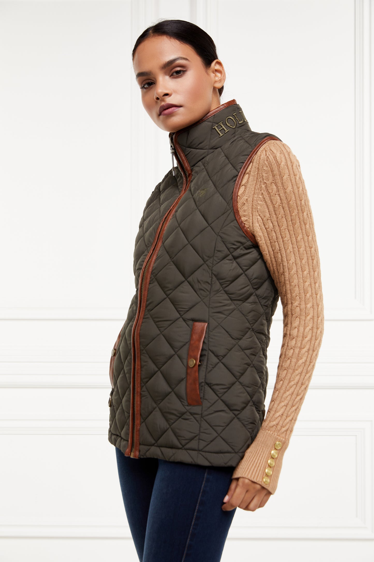 Country Quilted Gilet (Heritage Khaki)