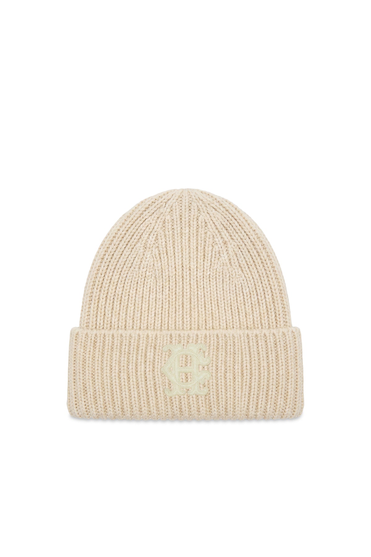 Heraldic Beanie - Ecru