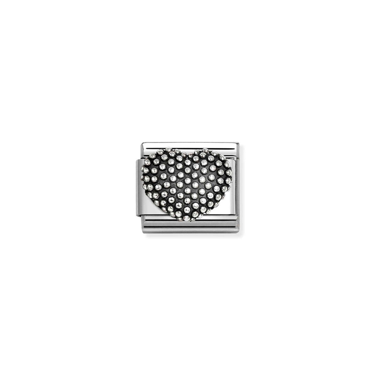 Composable Classic OXIDIZED SYMBOLS in steel and 925 sterling sterling