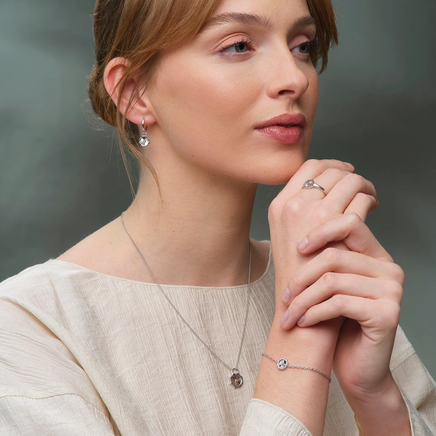 Nos Da Silver Drop Earrings