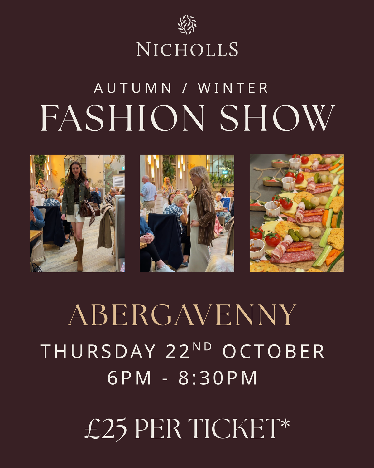 Autumn / Winter Fashion Showcase – Abergavenny 22nd October