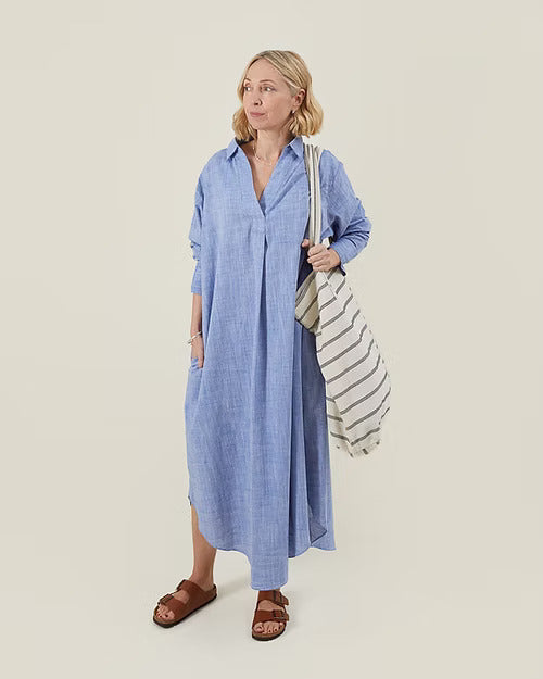 James Giant Shopper | Stitched Stripe