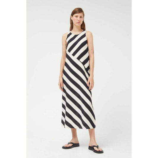 Cruela Long Striped Dress