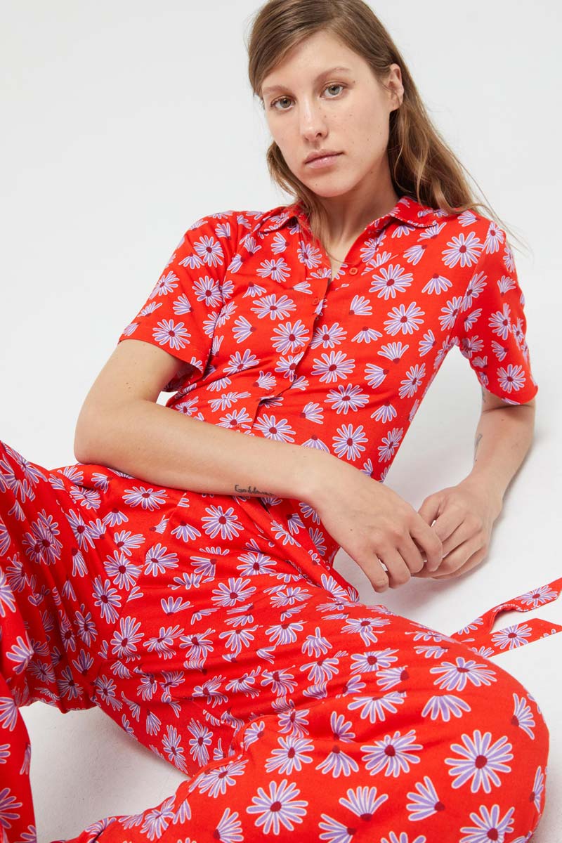 Bellis Floral Long Jumpsuit