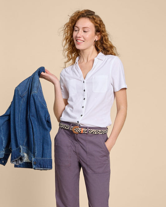Penny Pocket Embroidered Shirt