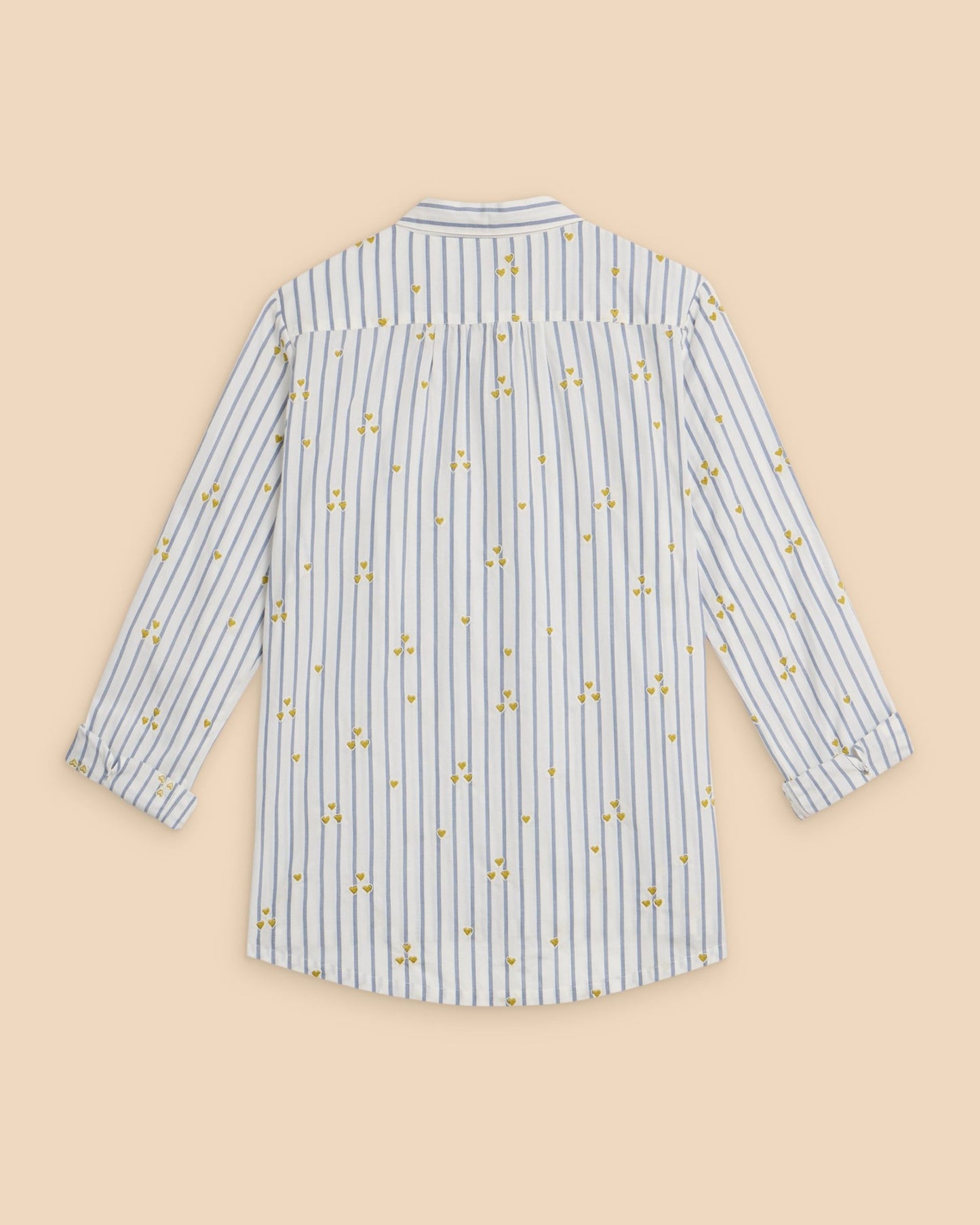 Sophie Heart Embroidered Shirt
