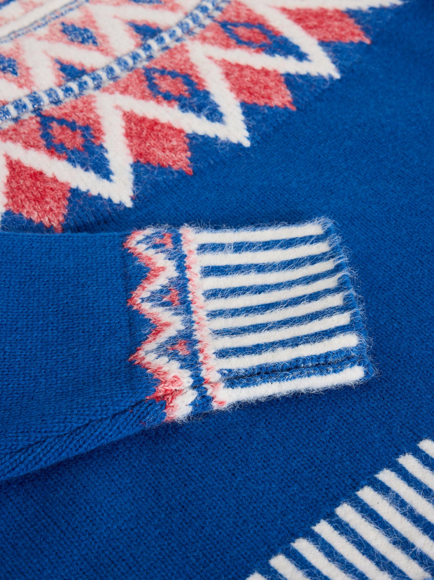 SAPPHIRE FAIRISLE JUMPER