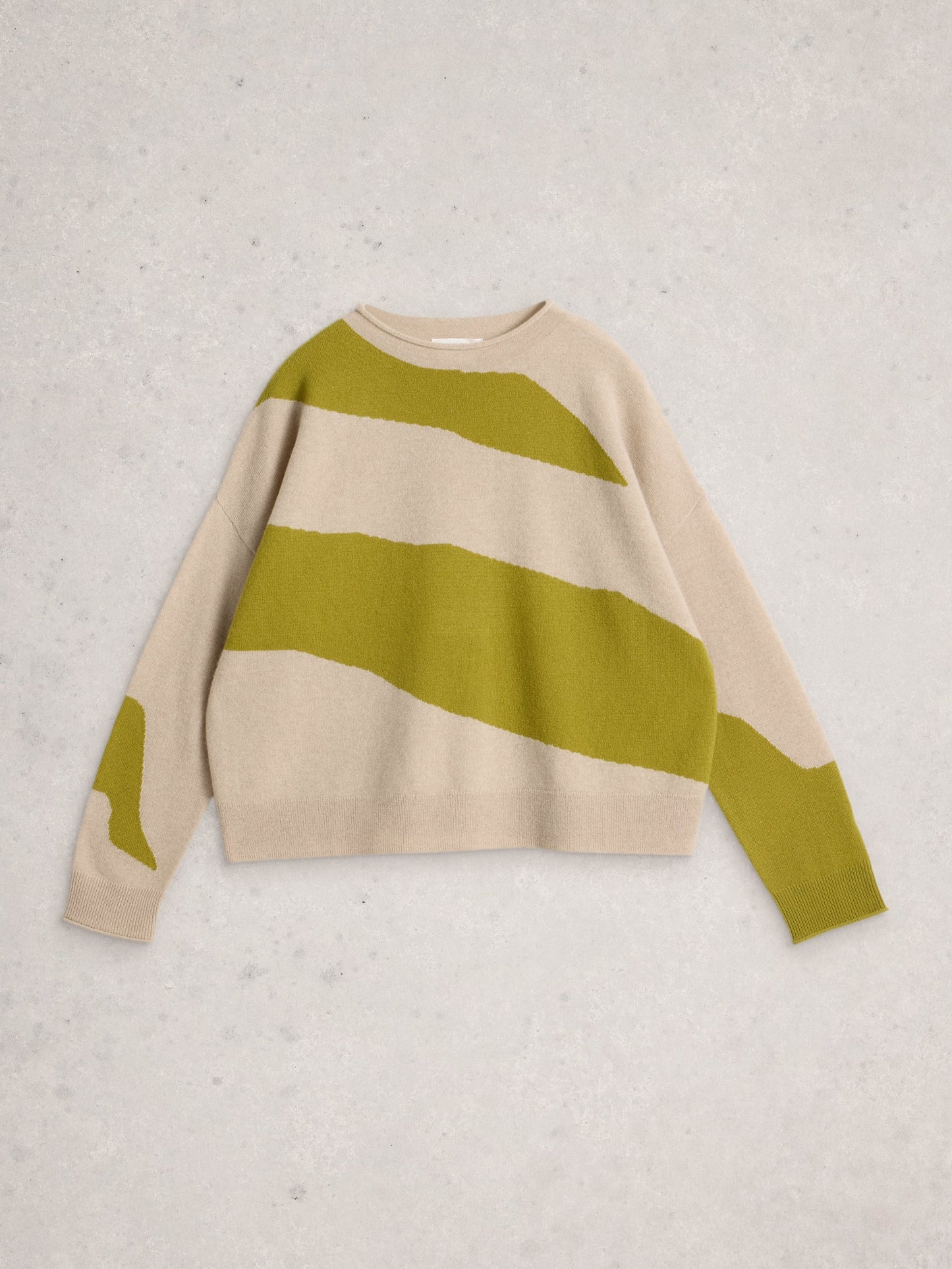 KITTY ABSTRACT CASHMERE JUMPER