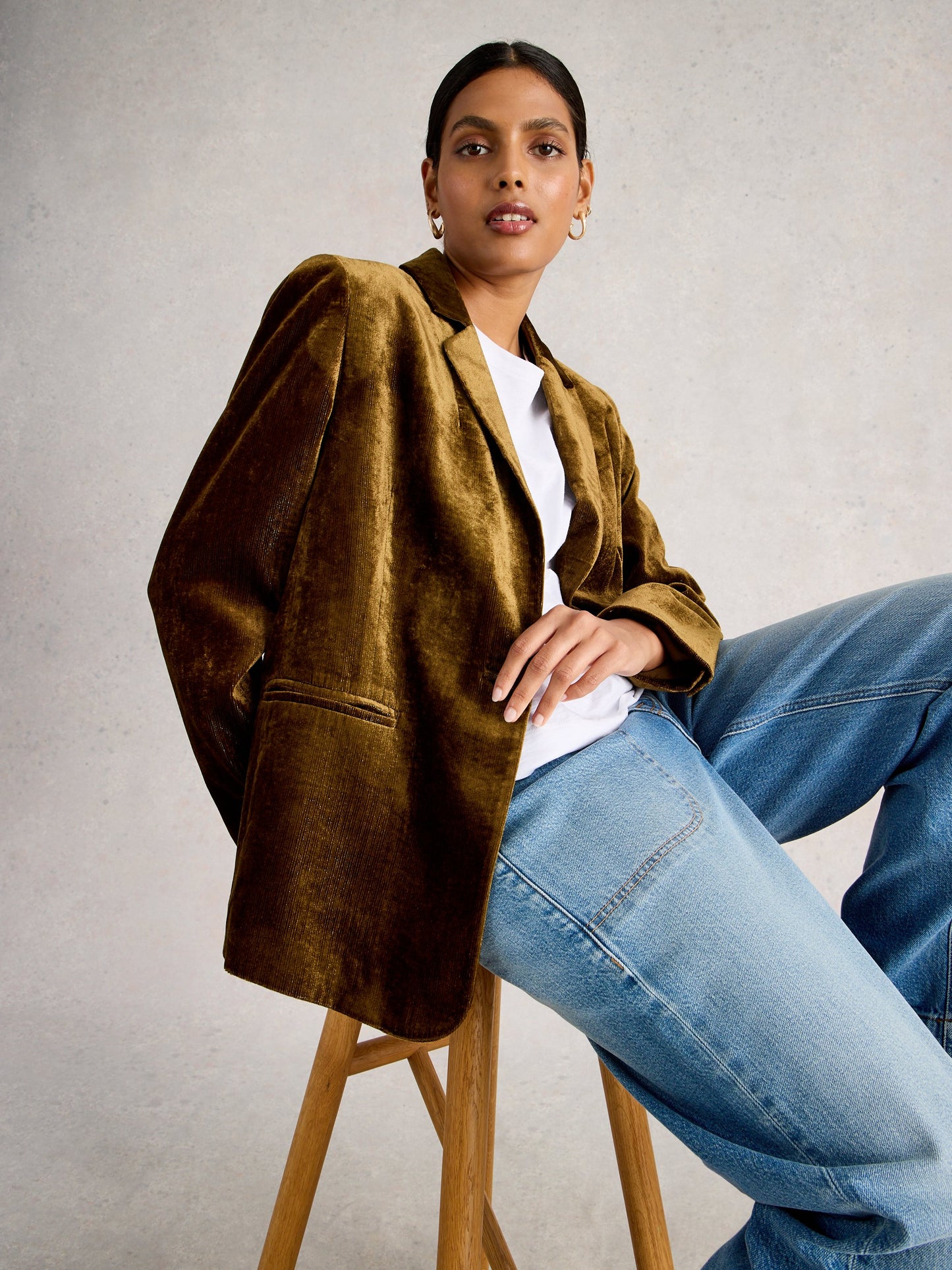 Evelyn Velvet Blazer