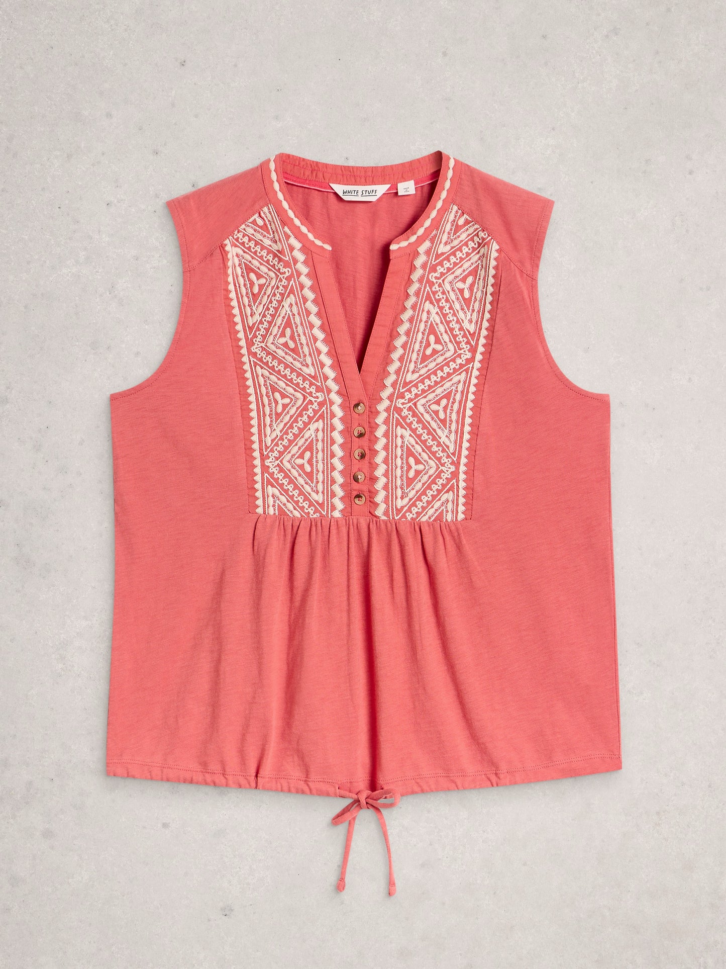 Peony Sleeveless Shirt