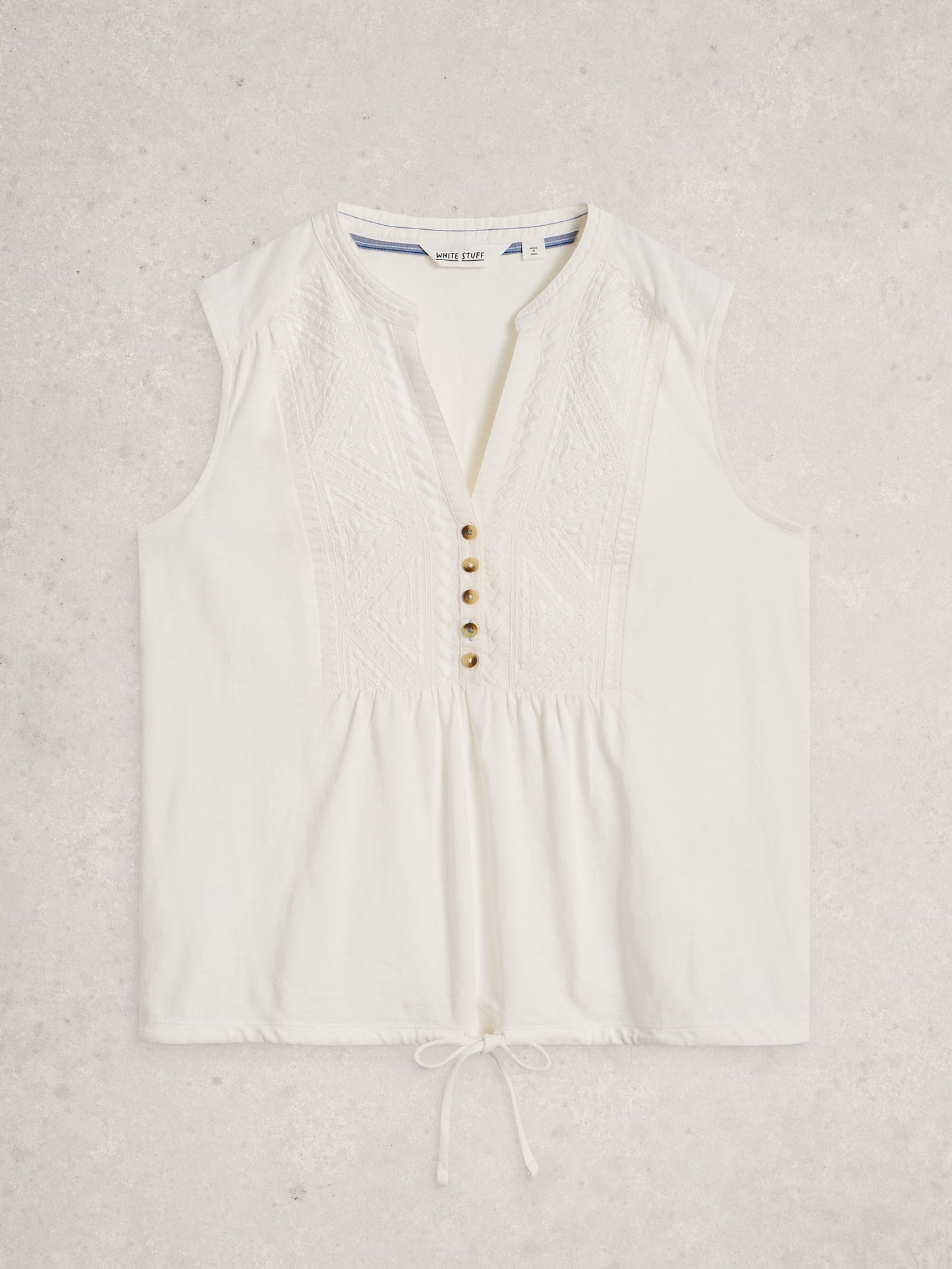 Peony Sleeveless Shirt