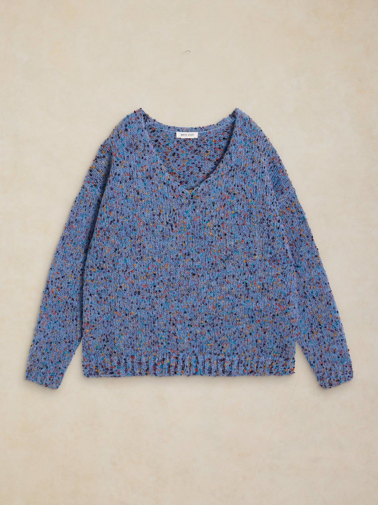 Texture V Neck Jumper