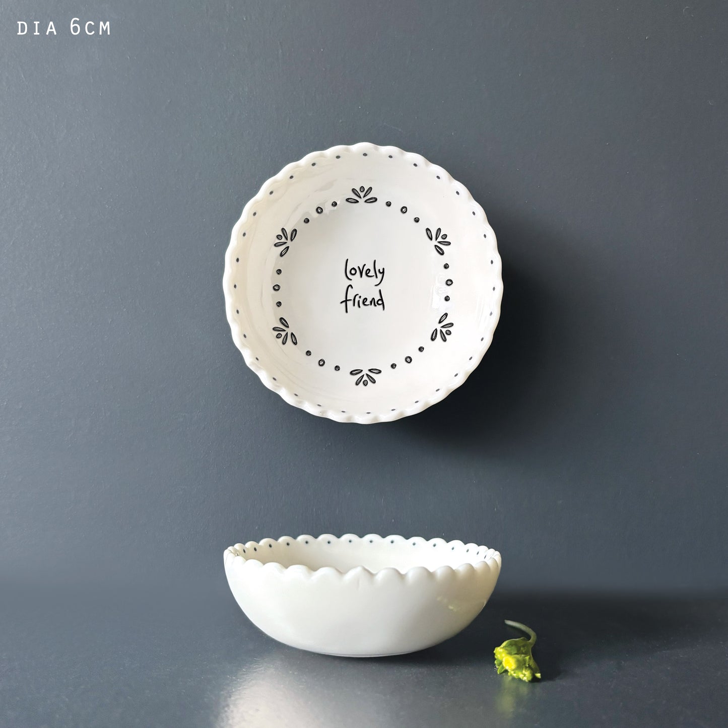 Small Scallop Bowl - Lovely Friend