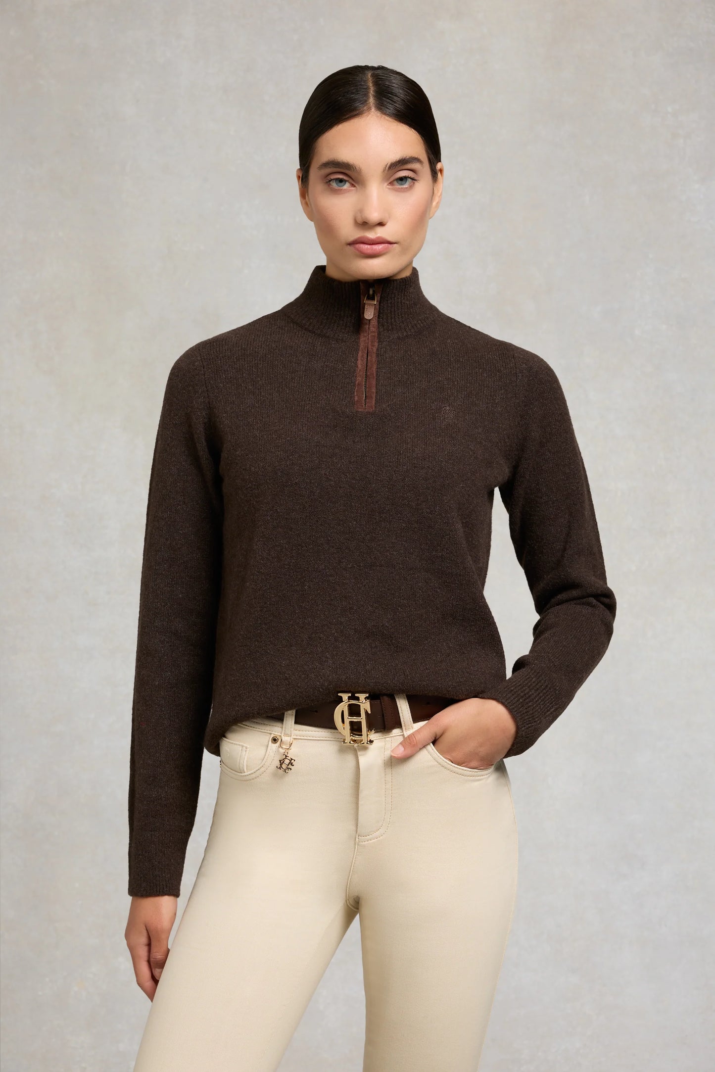 Country Quarter Zip Knit
