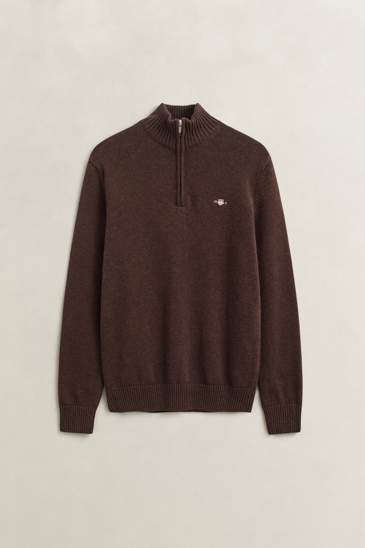 Casual Cotton Half-Zip Sweater