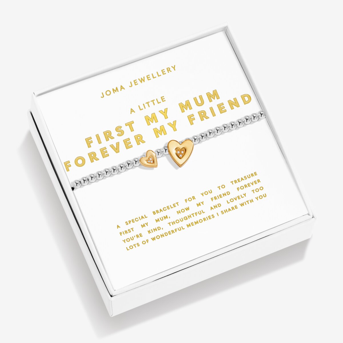 Boxed A Little 'First My Mum Forever My Friend' Bracelet