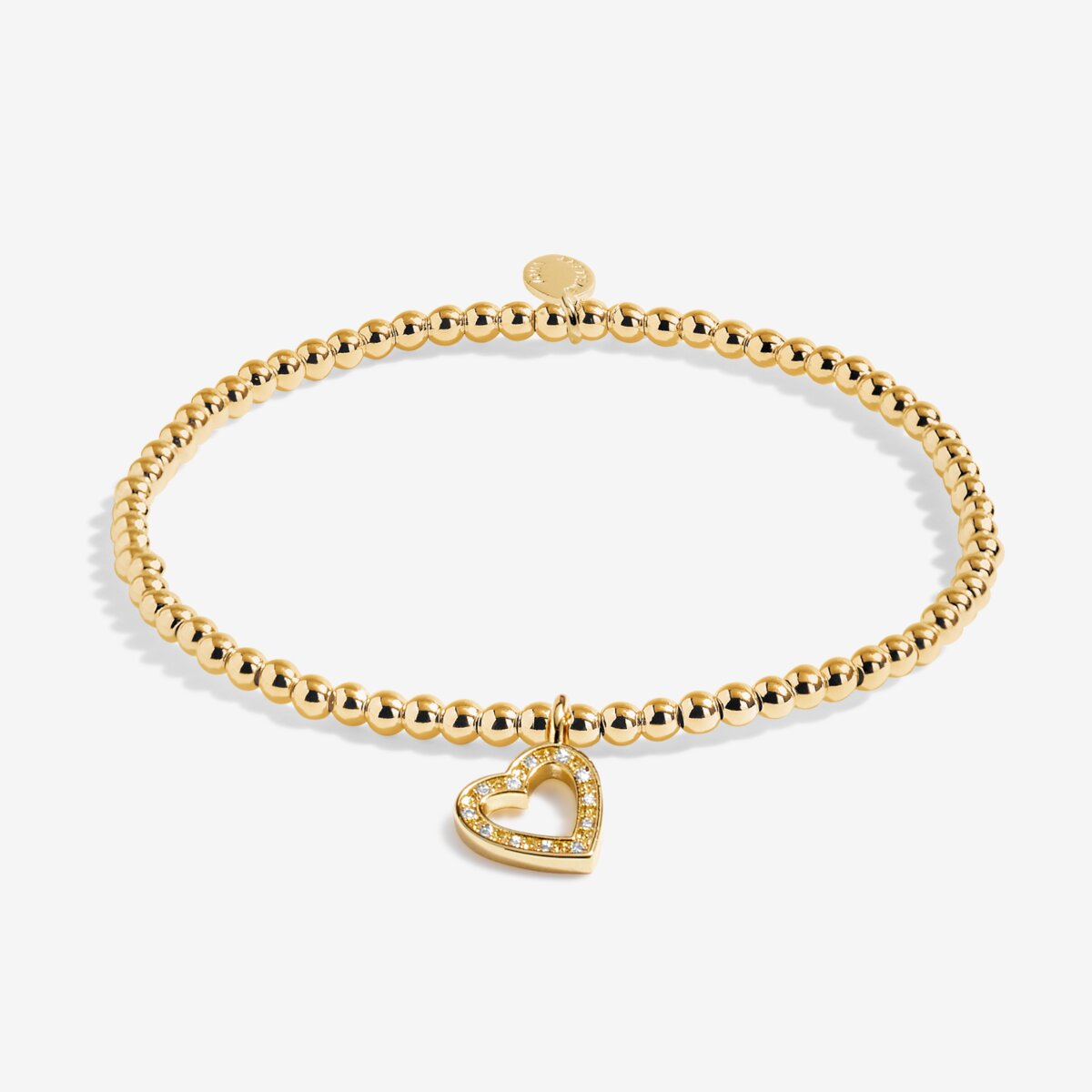 GOLD A LITTLE HAPPY BIRTHDAY BEAUTIFUL BRACELET