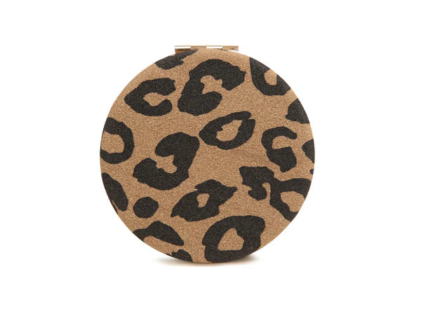 Dark Leopard Mirror Compact