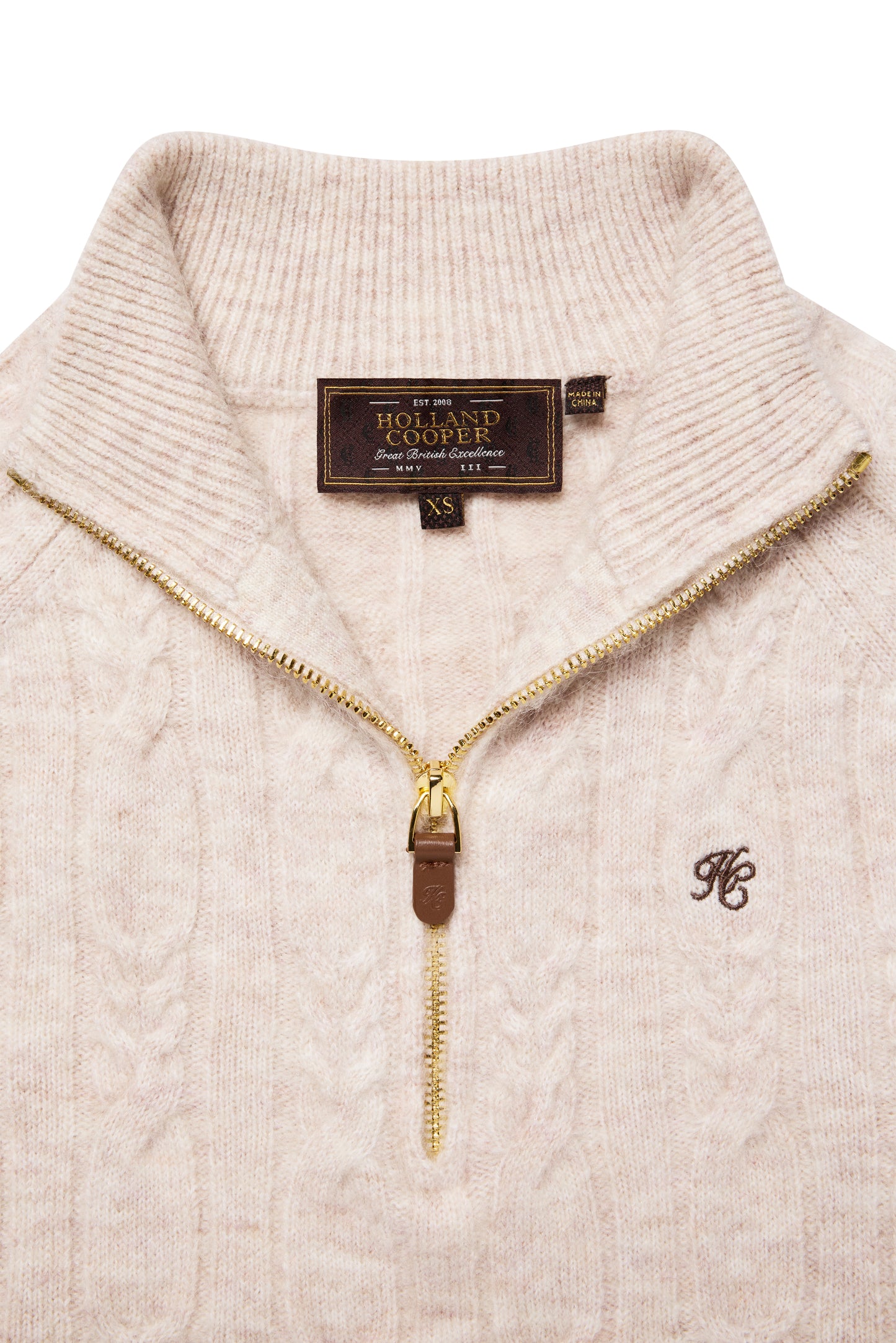 Bridget Quarter Zip Knit