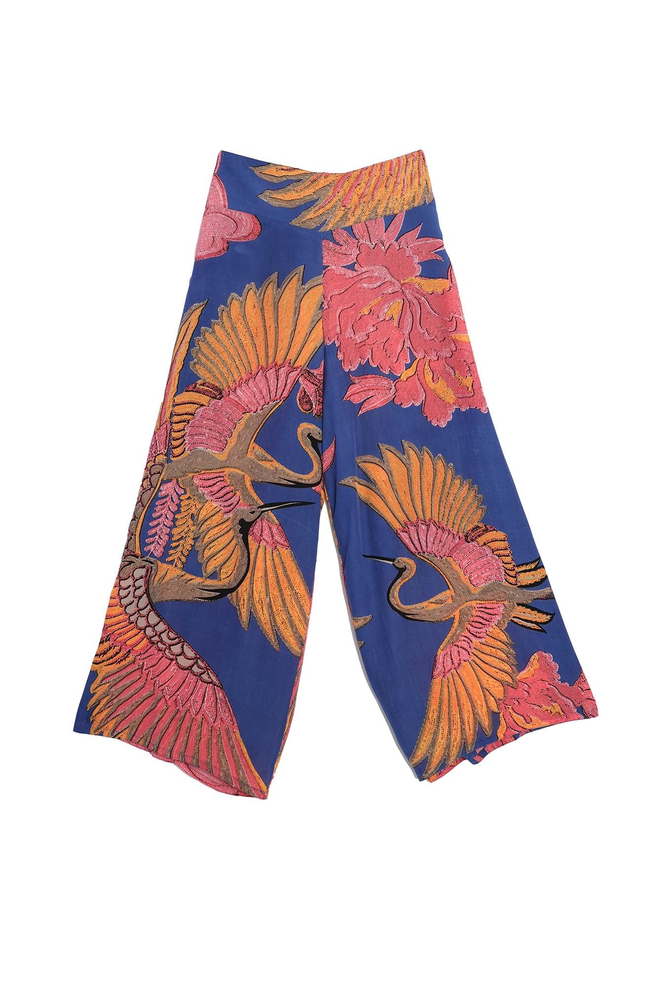 Crane Cobalt Palazzo Pant M/L