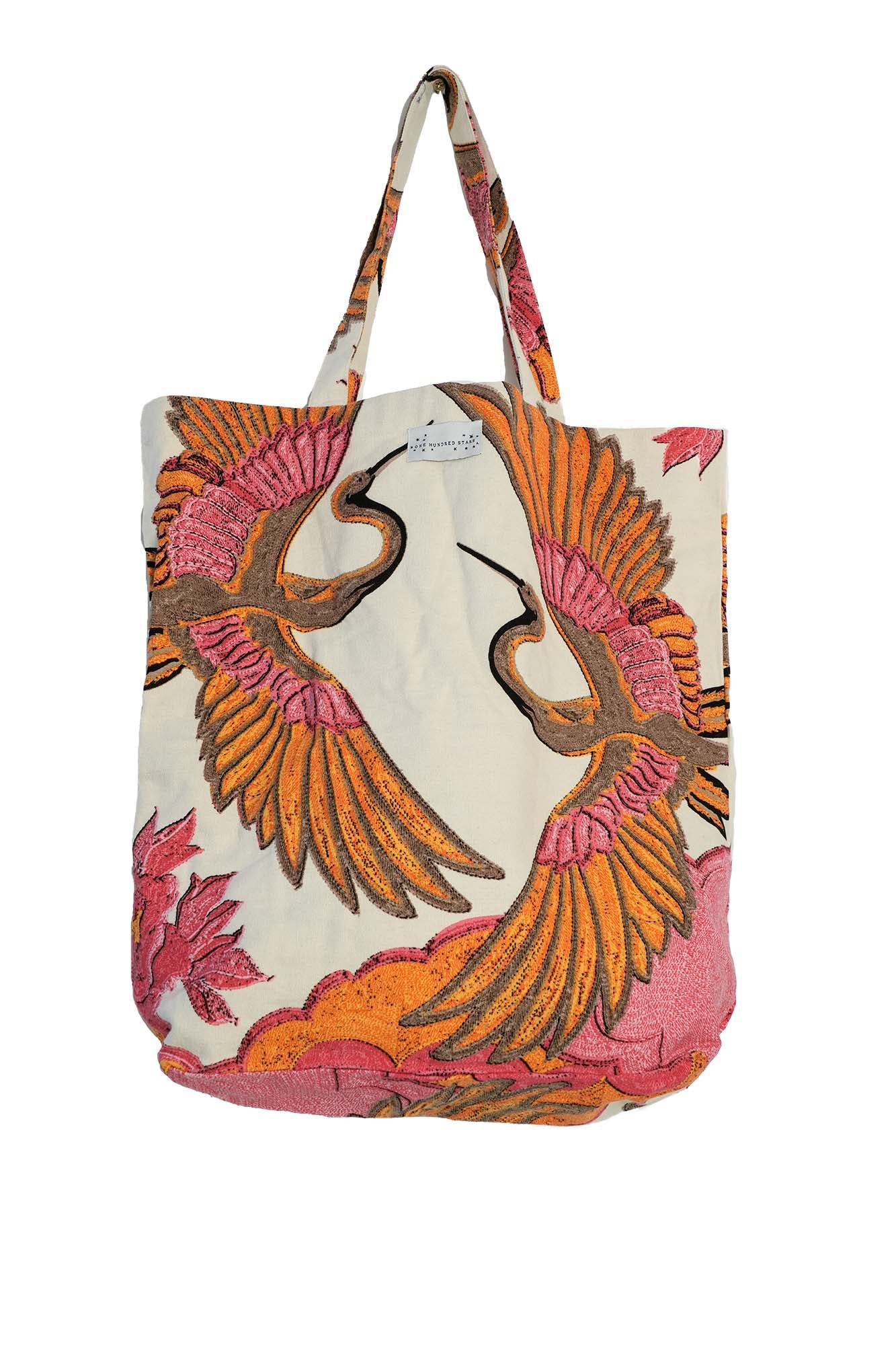 Crane Ecru Canvas Bag