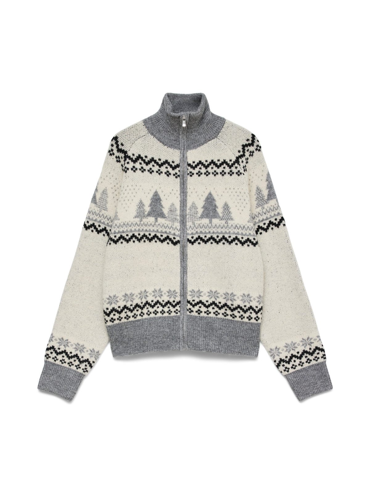 Santa Nordic High Neck Cardi