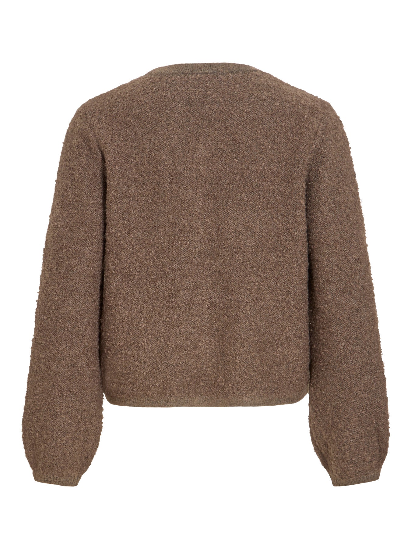 Open Neck Long Sleeve Knit Jacket