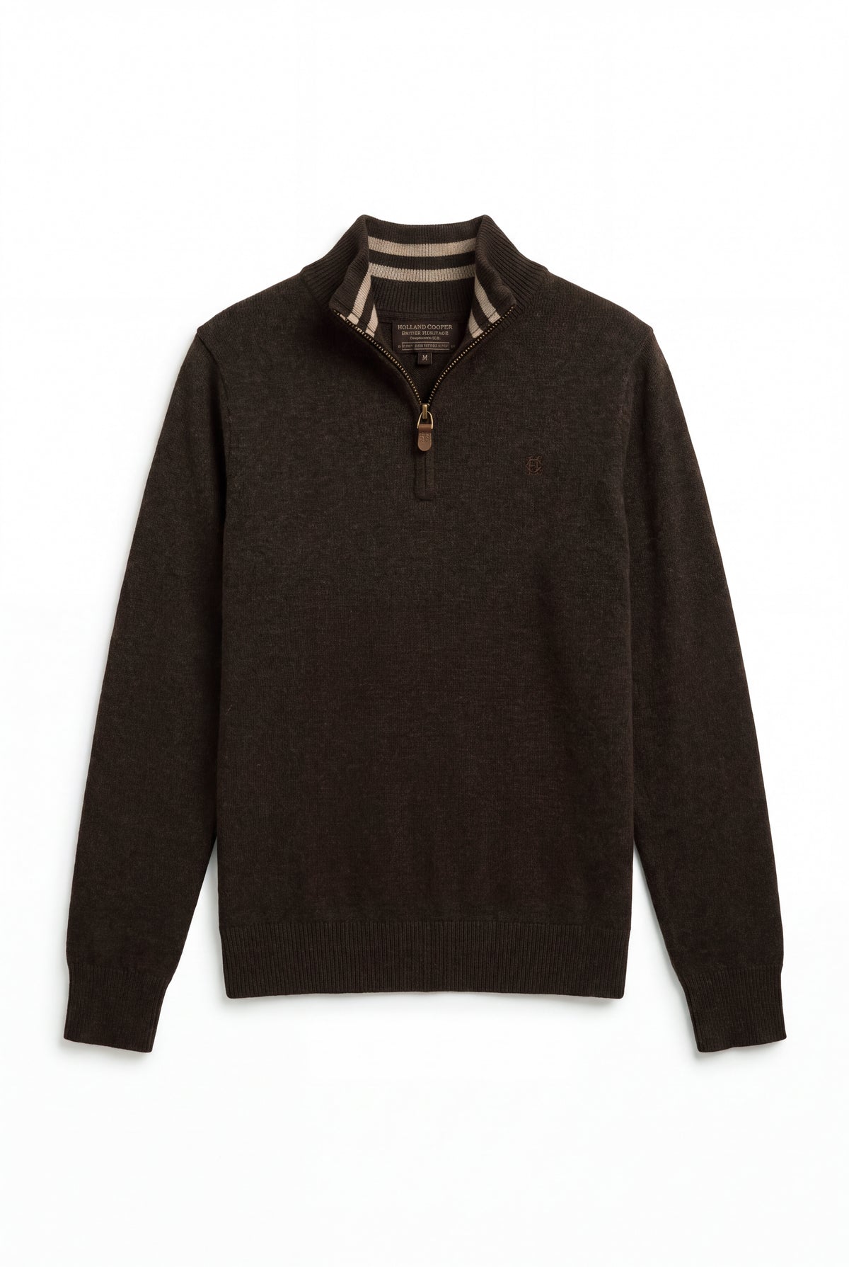 Fine Quarter Zip Knit