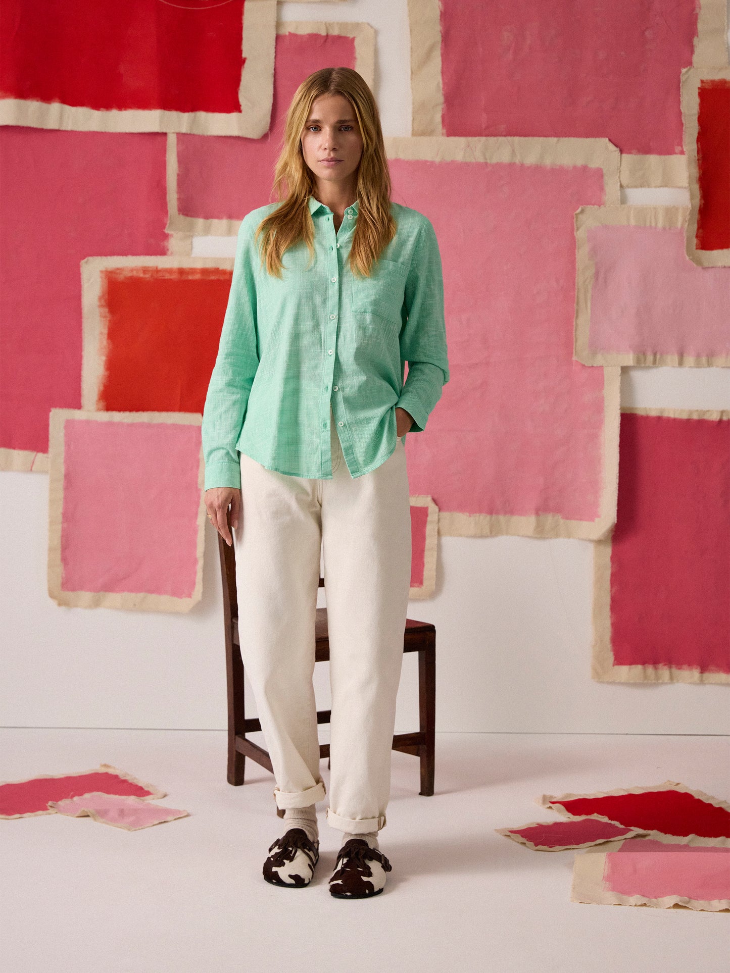 Ida Long Sleeve Cotton Shirt
