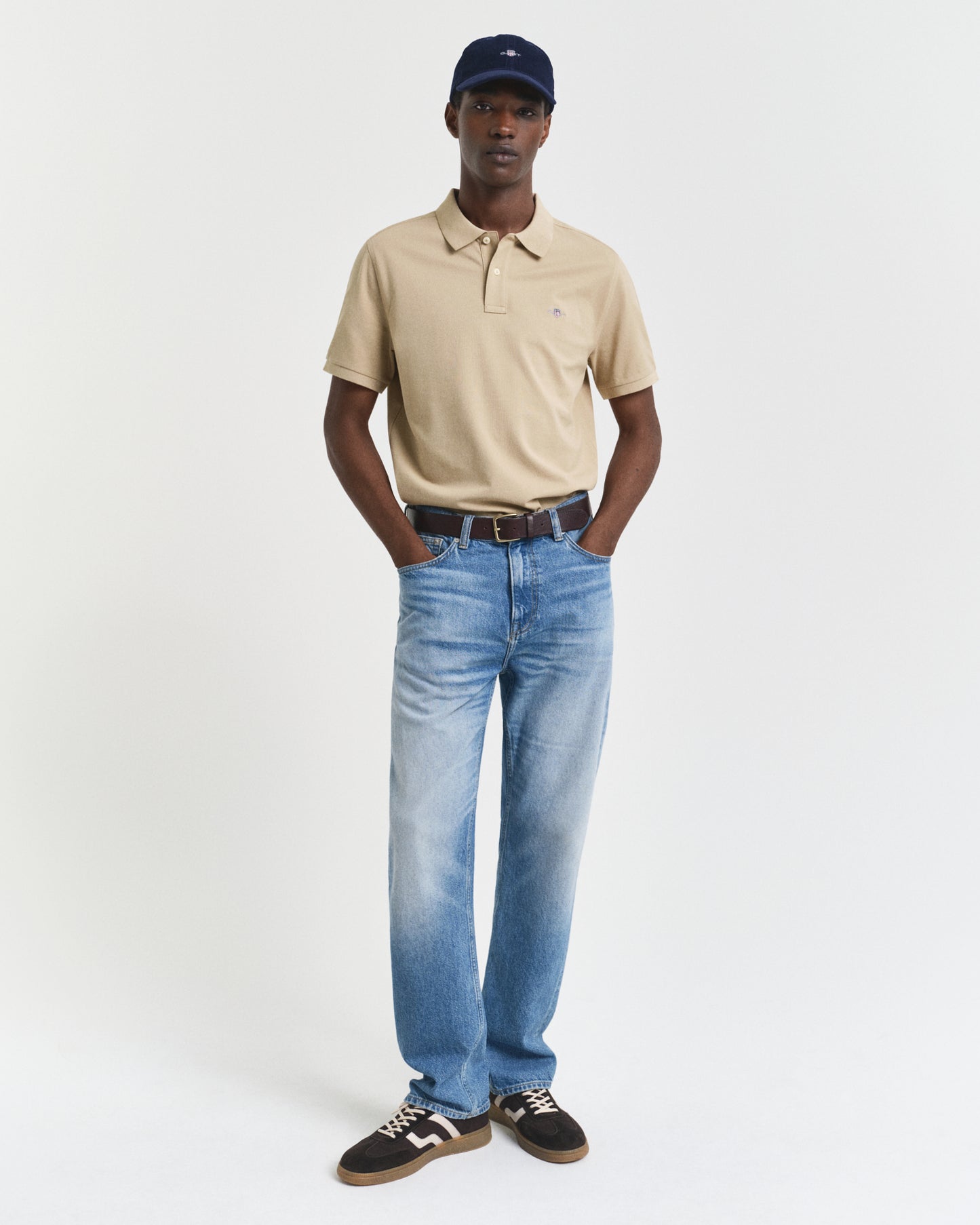 Regular Fit Shield Pique Polo Shirt