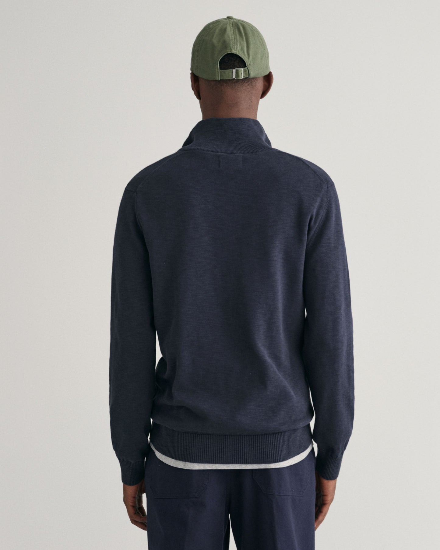 Cotton Flamme Half-Zip Sweater