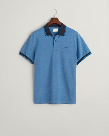 4-Color Oxford Piqué Polo Shirt