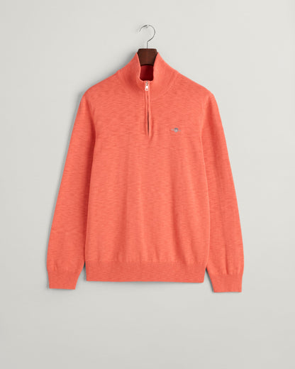 Cotton Flamme Half-Zip Sweater