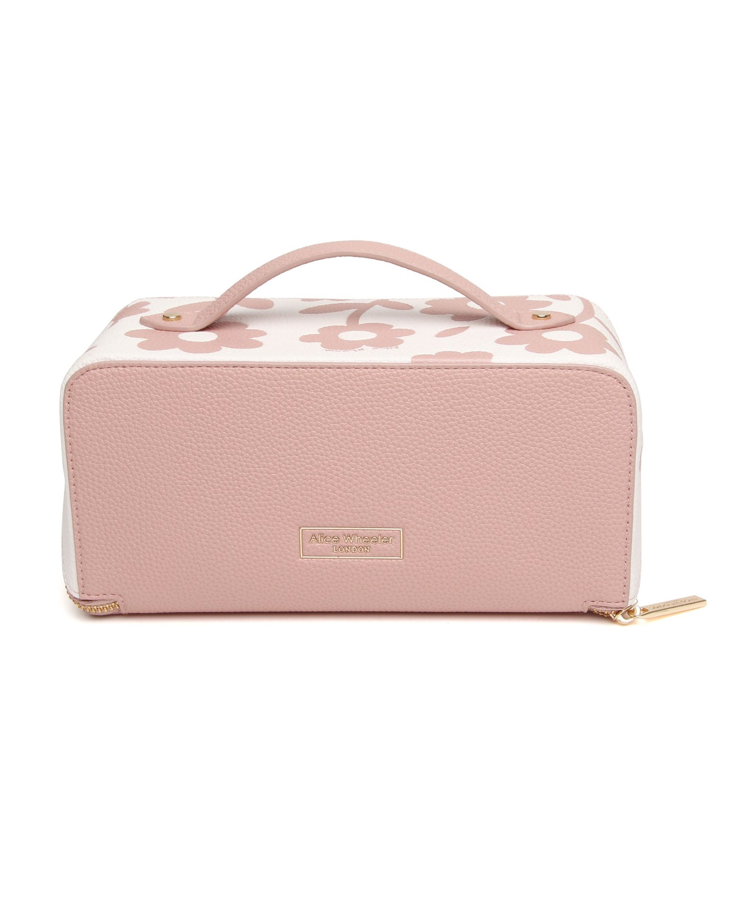 Pink Floral - Train Case