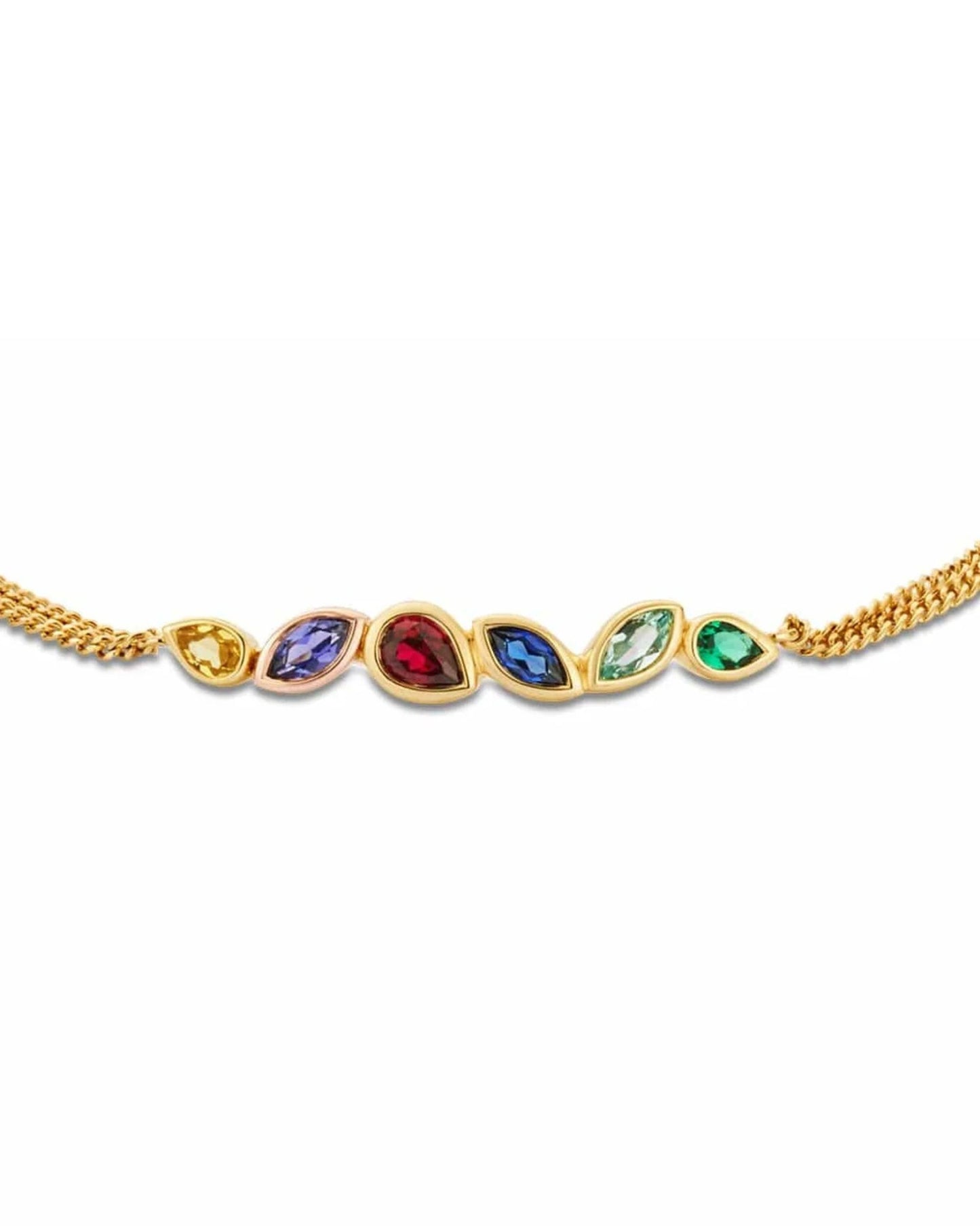 Cariad 9ct Solid Gold Lab-Grown Multi-Stone Bracelet
