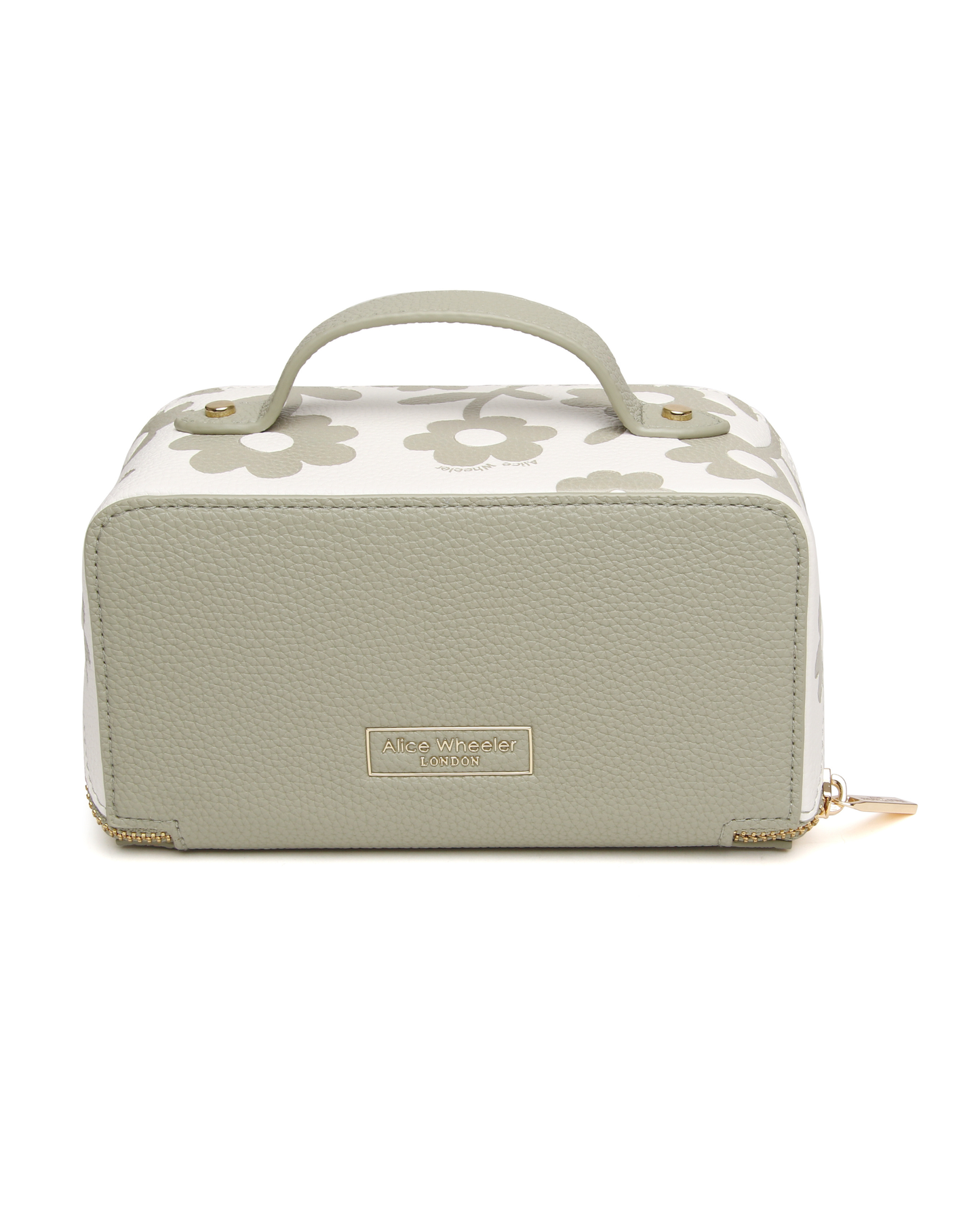 Pistachio - Floral Mini Train case