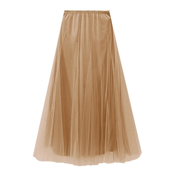 TULLE LAYER SKIRT CARAMEL LARGE