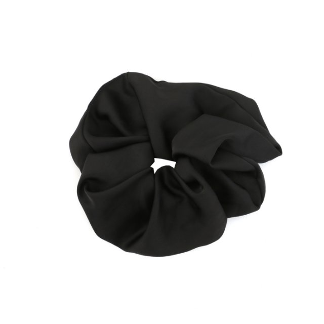 Extra large silky scrunchie in black