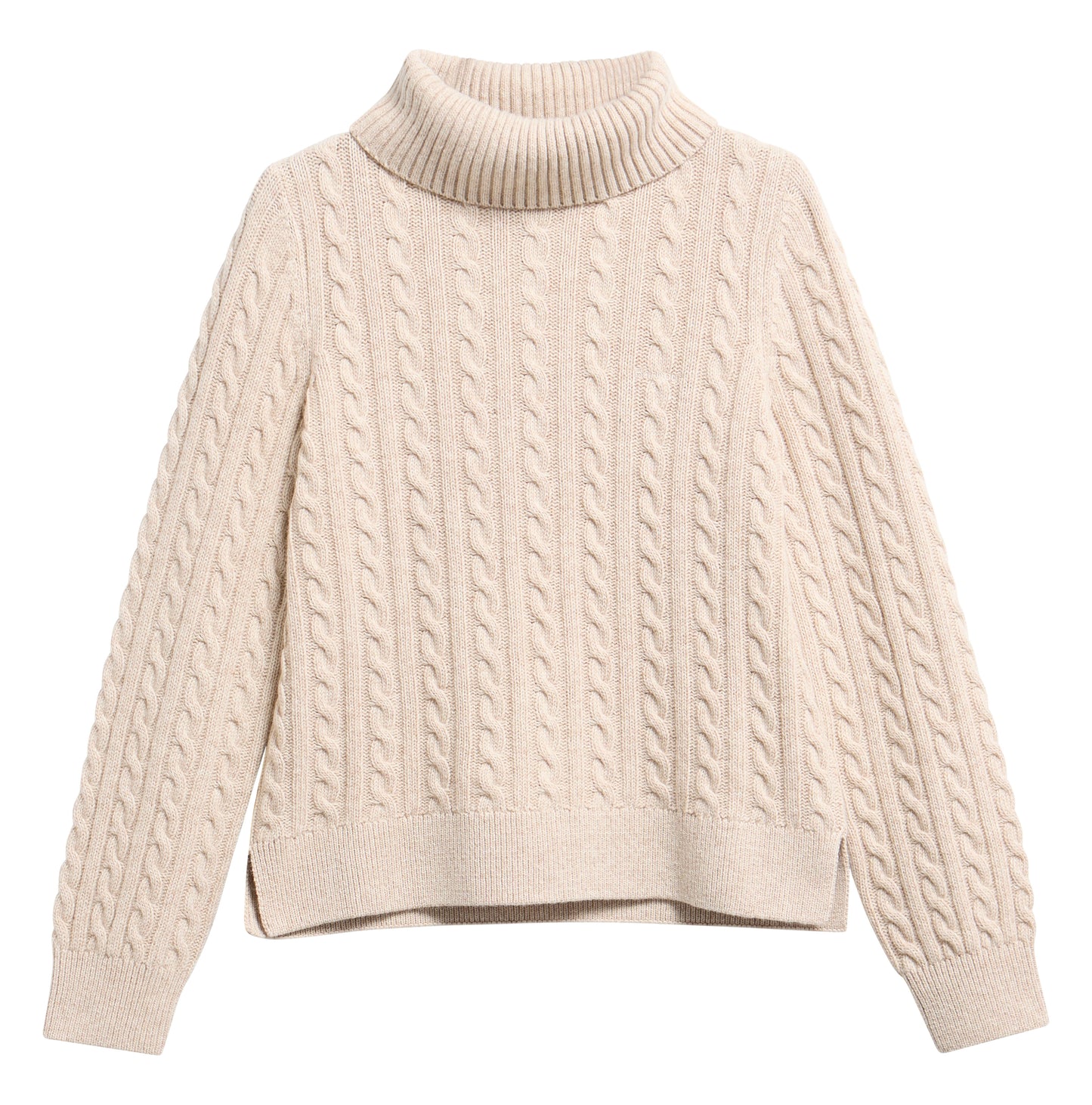 Ambleside Cable-Knit Rollneck Jumper