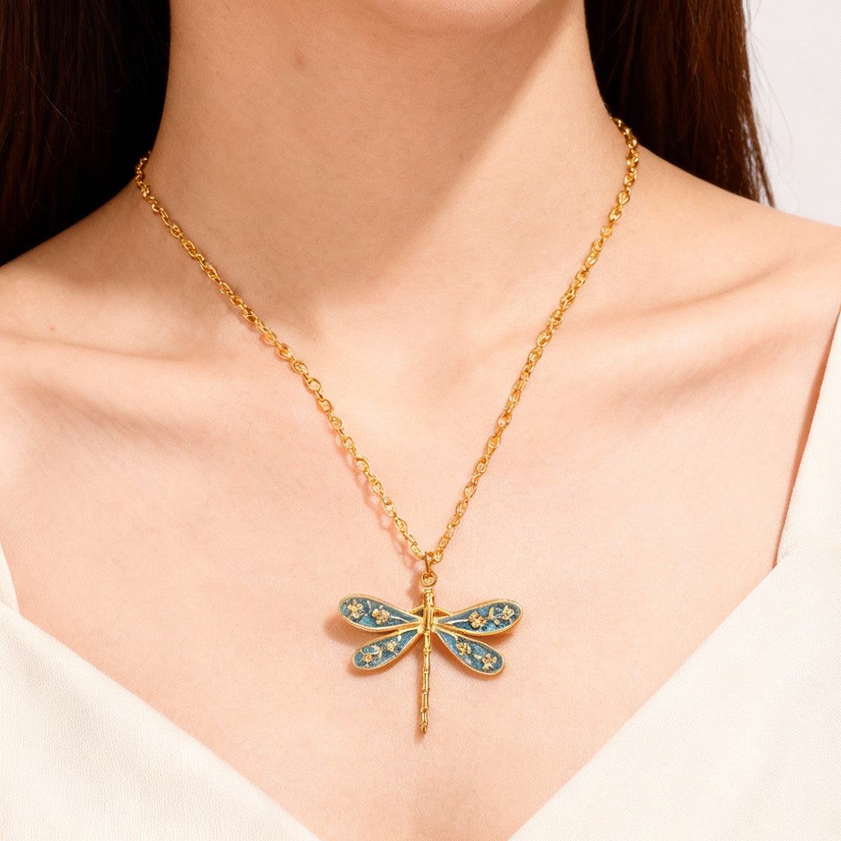Dragonfly Pendant Necklace