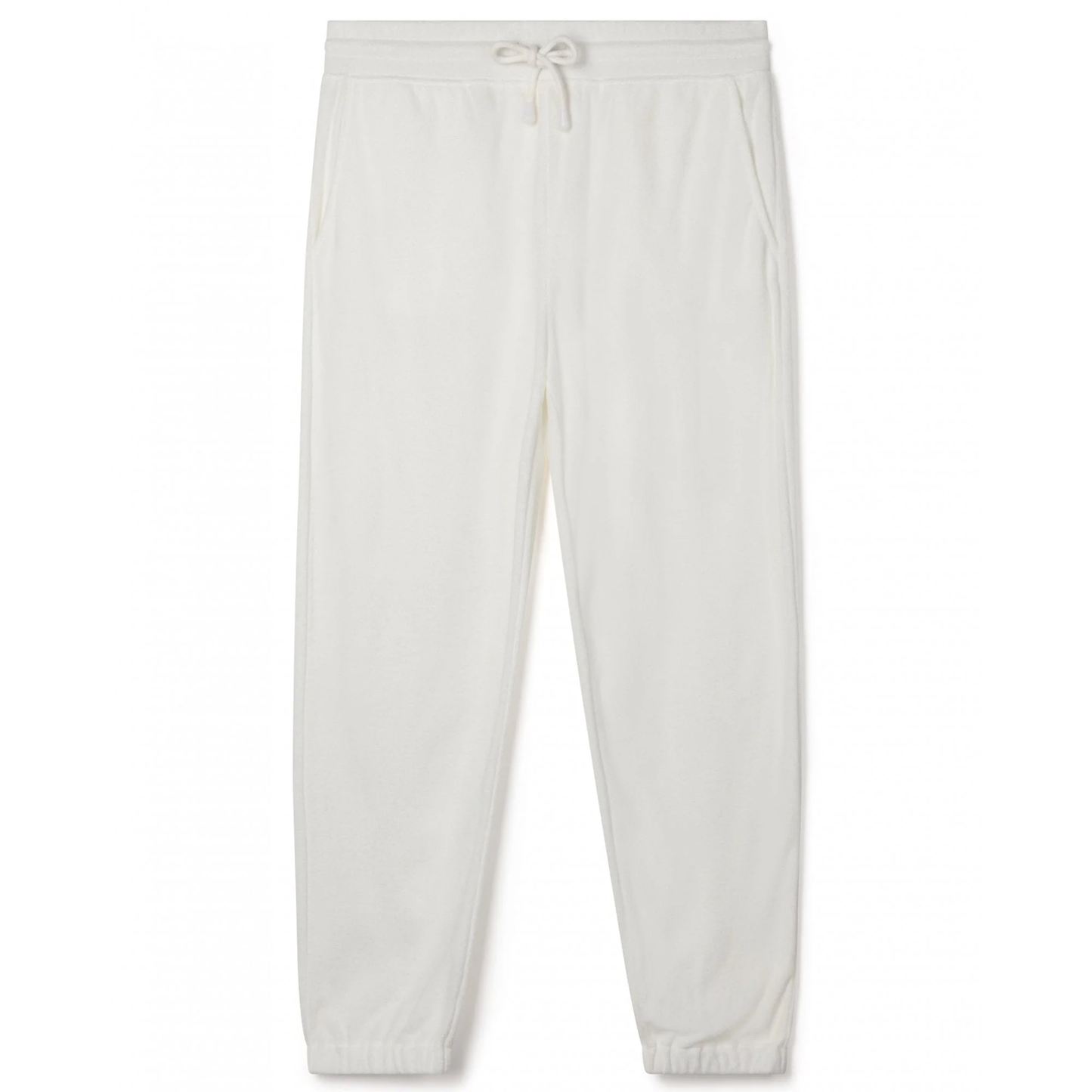 Lydia Towelling Joggers Off White