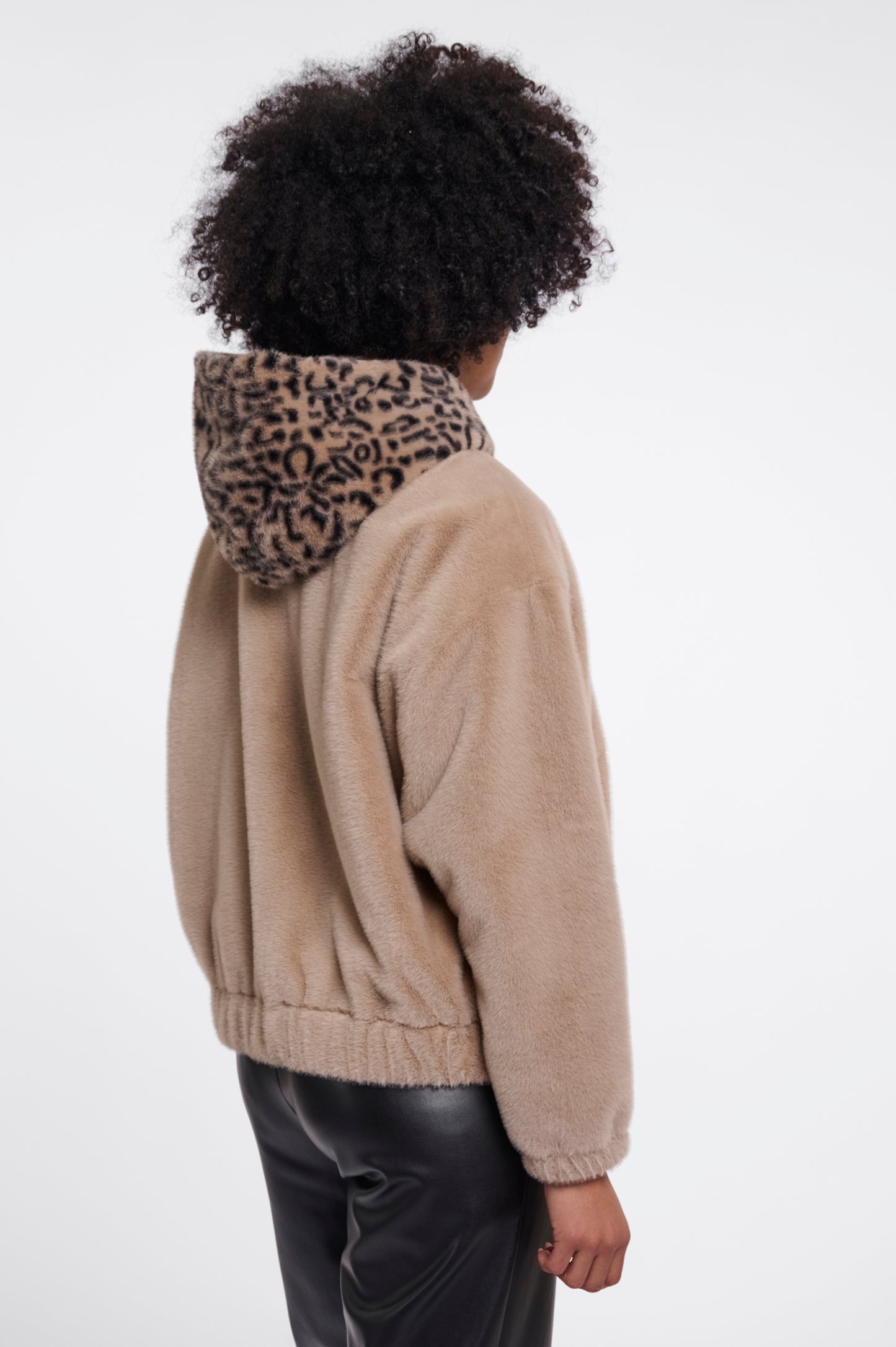 Jacket With Zipper and Hood