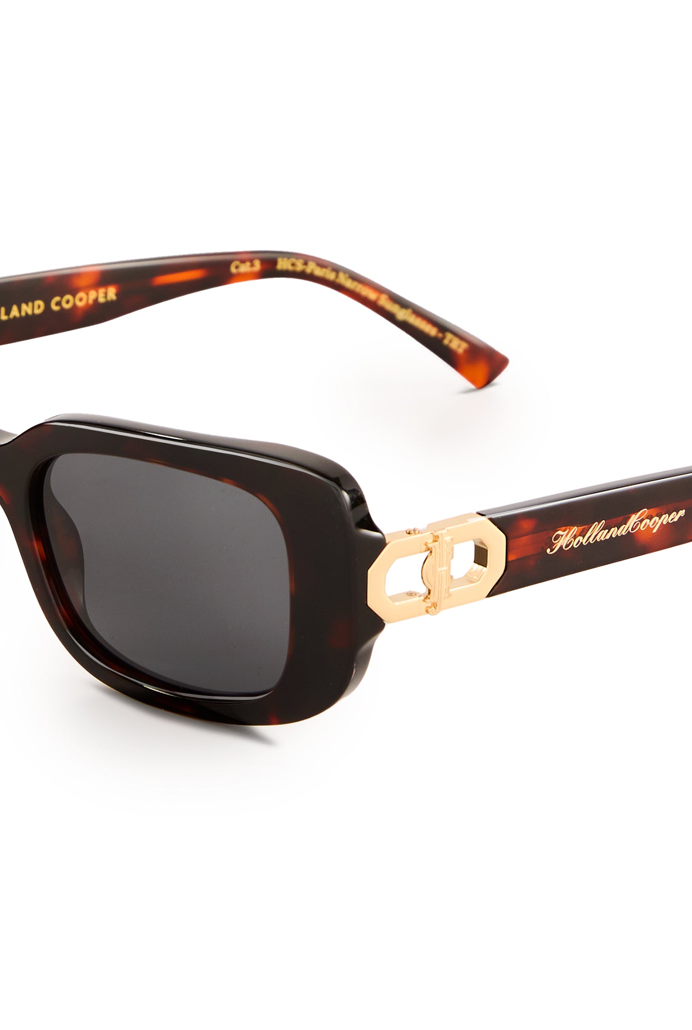 Paris Narrow Sunglasses- Tortoiseshell