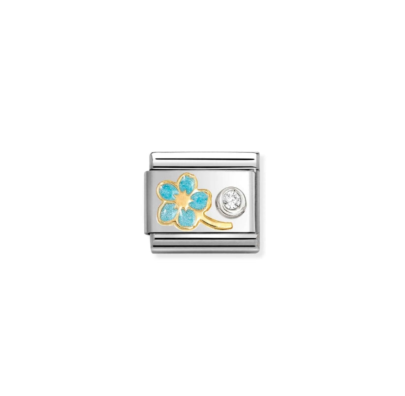 Composable Classic SYMBOLS steel enamel 18k gold 925 silver and CZ Myo
