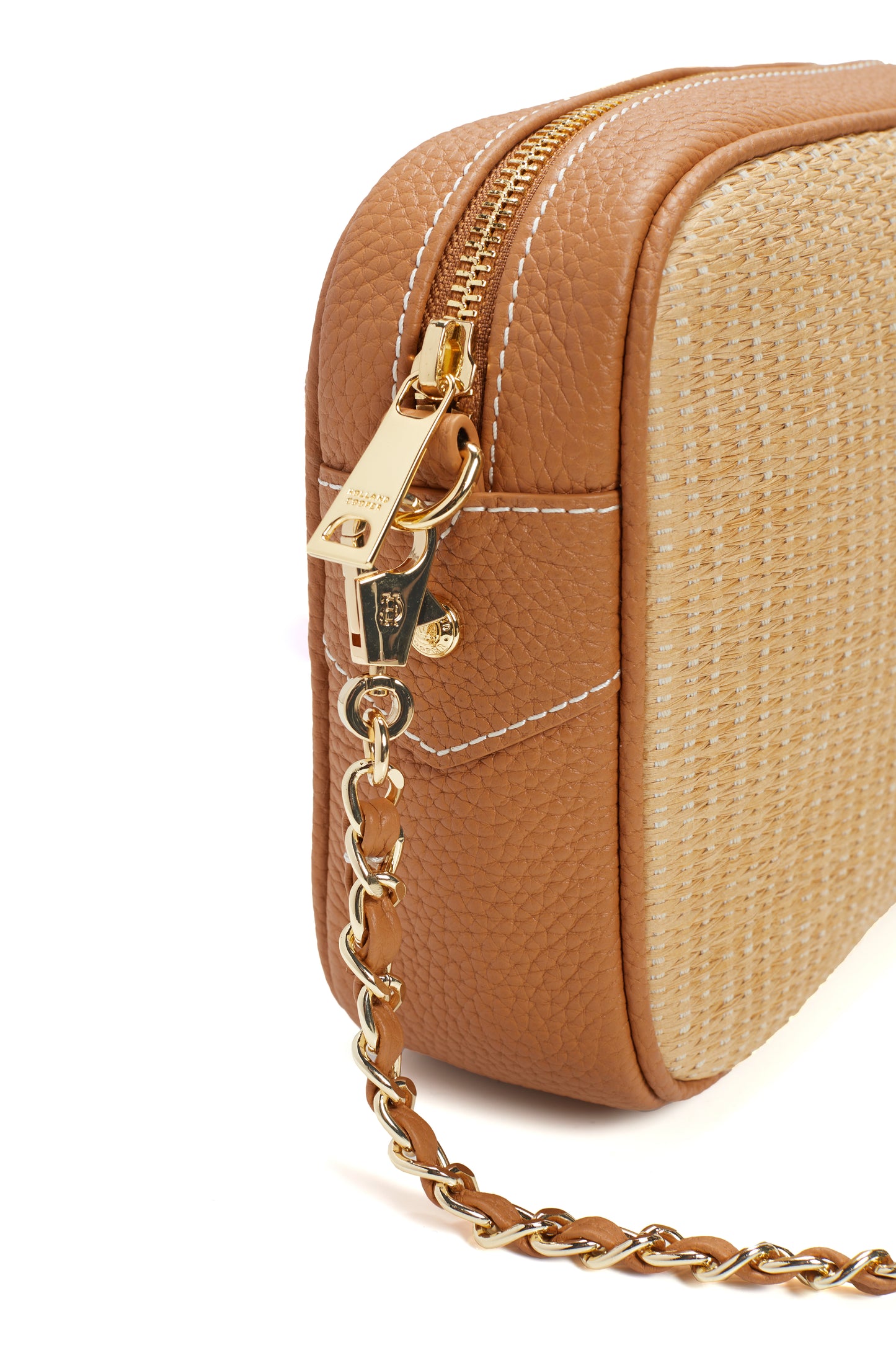 Soho Camera Bag (Tan Raffia)