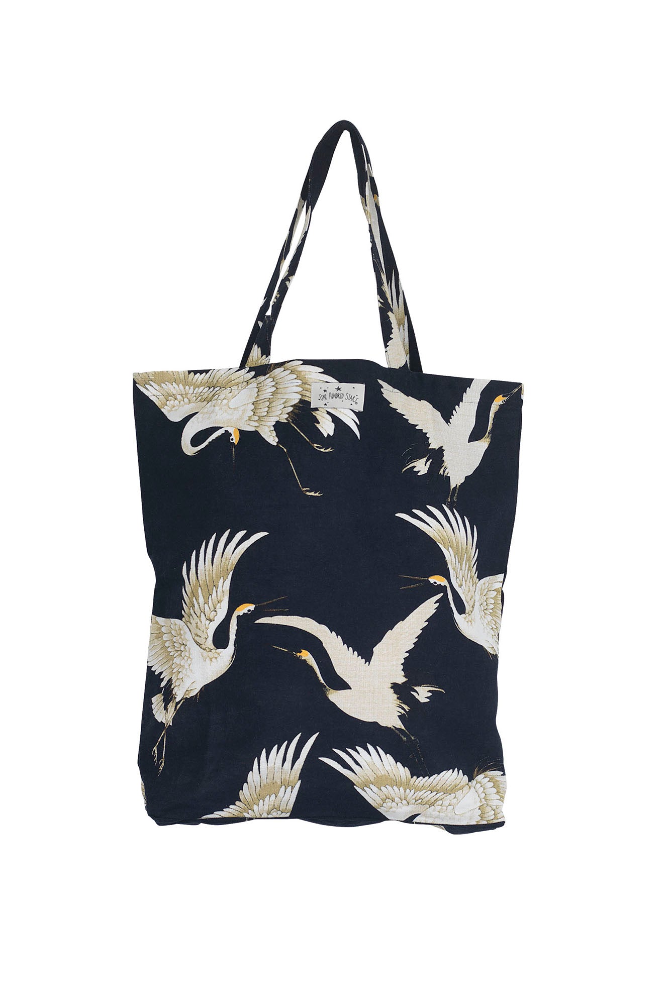 Stork Black Canvas Bag