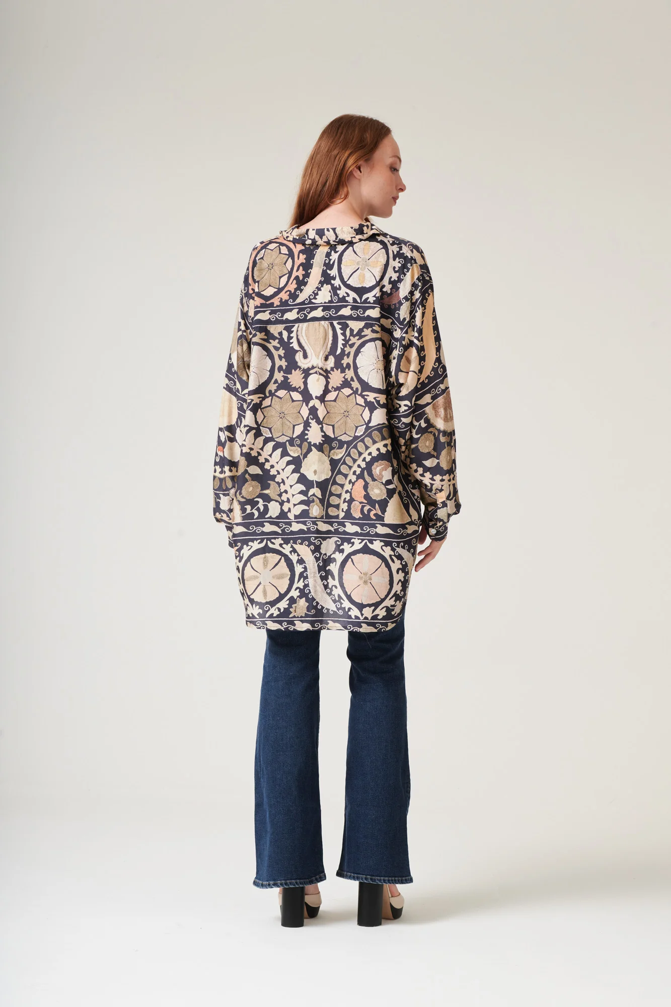 Susani Charcoal Oversized Shirt