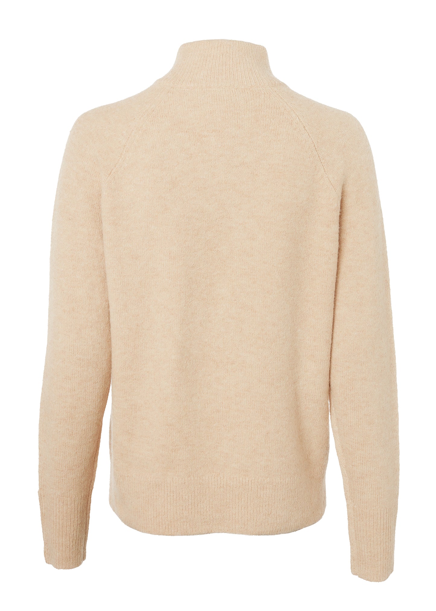 Tori Half Zip Knit (Camel)